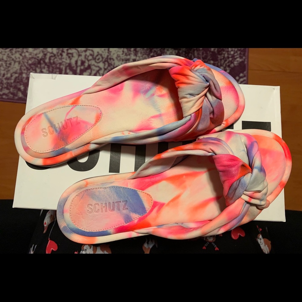 SCHUTZ Leny Tie Dyed Sandal 7.5.